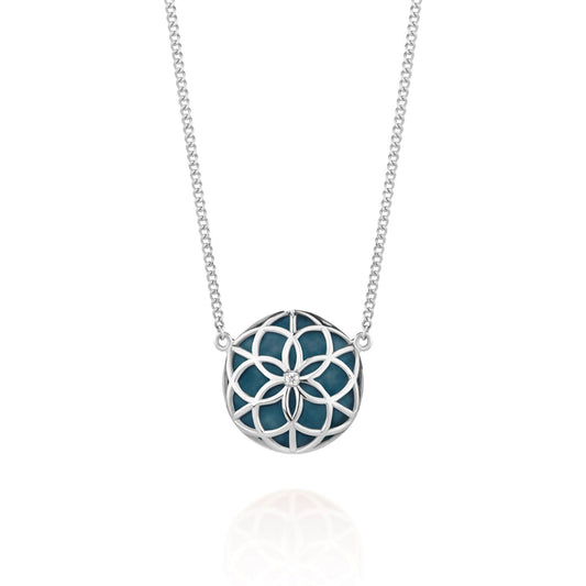 Colar Flor da Vida Single M 18k