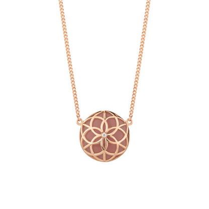 Colar Flor da Vida Single M 18k