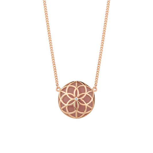 Colar Flor da Vida Single M 18k
