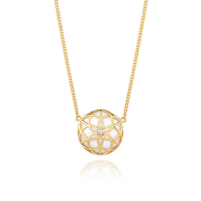 Colar Flor da Vida Single M 18k