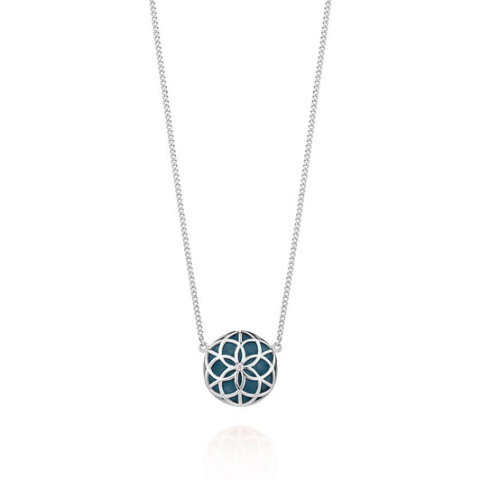 Colar Flor da Vida Single P 18k