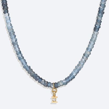 Colar Frame Água Marinha 18k