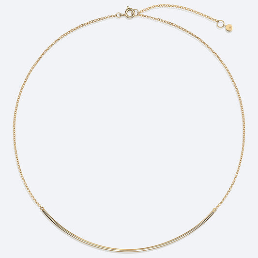 Colar Gargantilha Meia Lua 18k