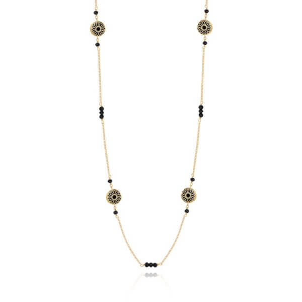 Colar Gaudí Negro 18k