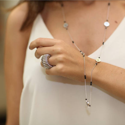 Colar Gaudí Negro 18k