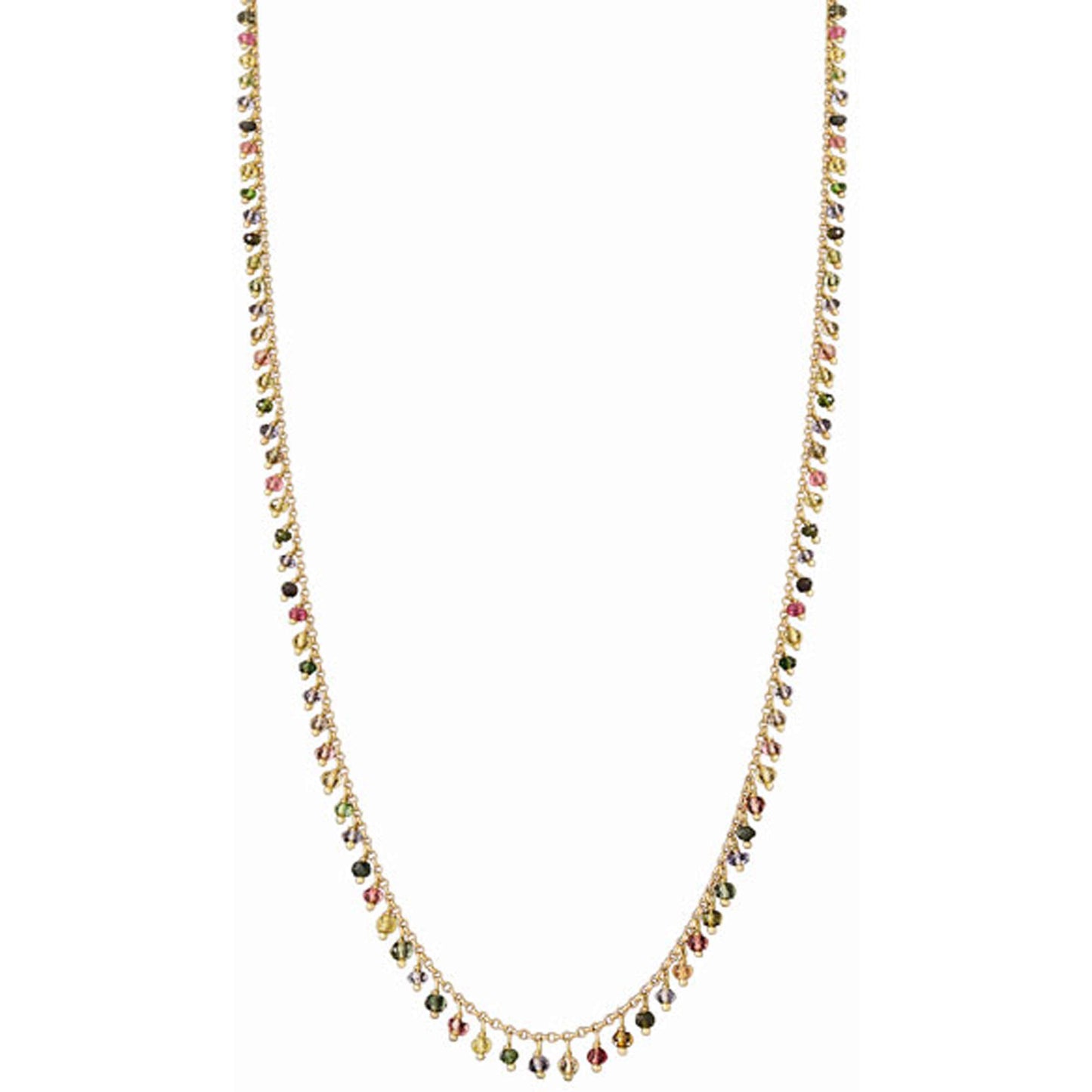 Colar Hanging Turmalinas 18k
