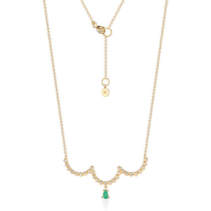 Colar Joy Esmeralda 18k