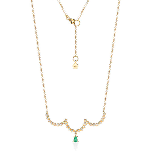 Colar Joy Esmeralda 18k