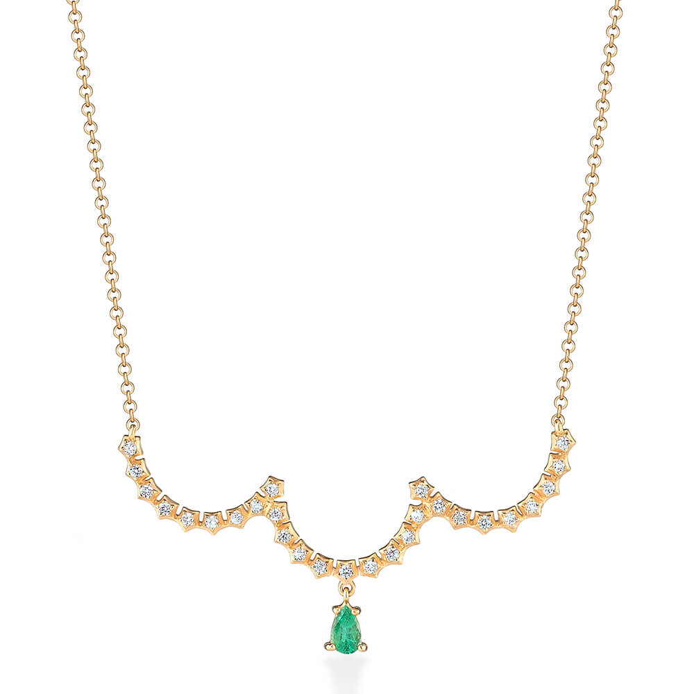Colar Joy Esmeralda 18k
