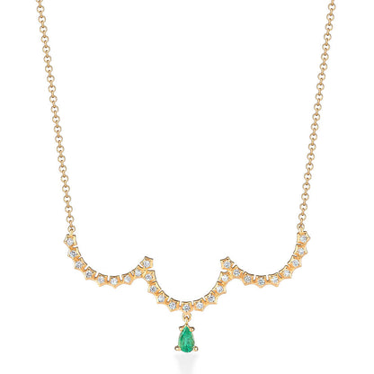 Colar Joy Esmeralda 18k