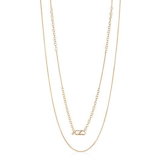 Colar Multi Rabo de Rato 18k