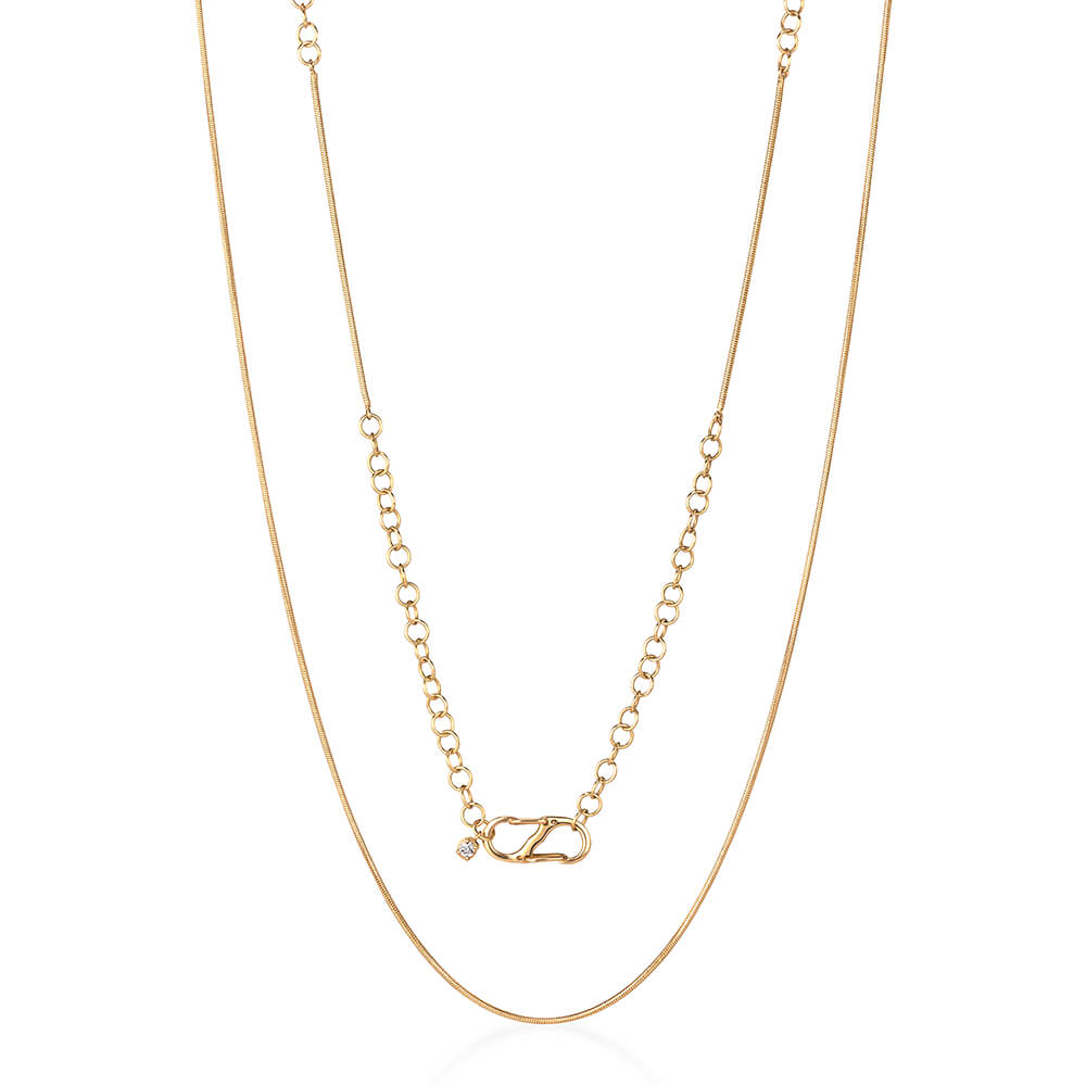 Colar Multi Rabo de Rato 18k