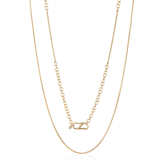 Colar Multi Rabo de Rato 18k