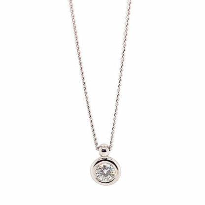 Colar Ponto de Luz 0,20ct 18k