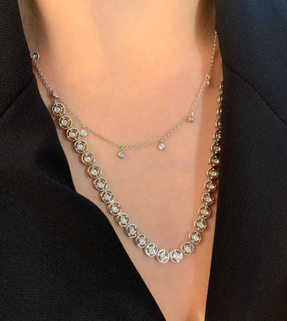 Colar Sete Caixinhas 18k