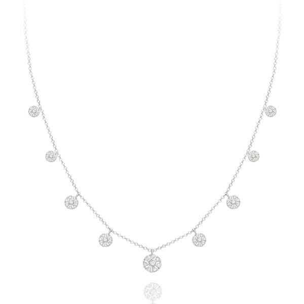 Colar Snow curto 18k