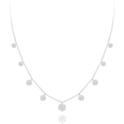Colar Snow curto 18k