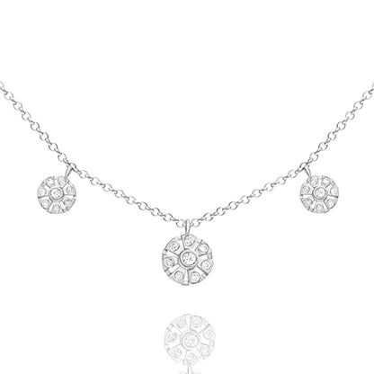 Colar Snow curto 18k