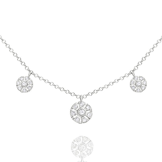 Colar Snow curto 18k