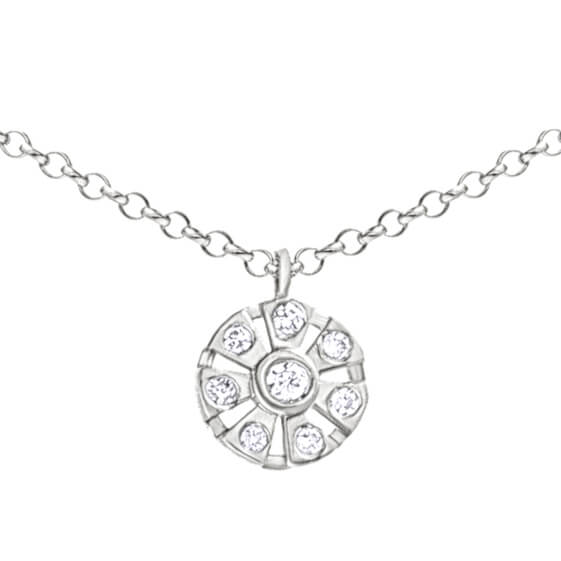 Colar Snow curto 18k