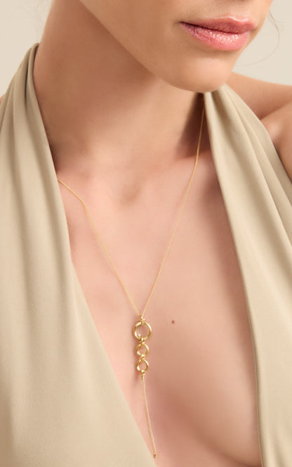 Colar Sunset Gravata 18k
