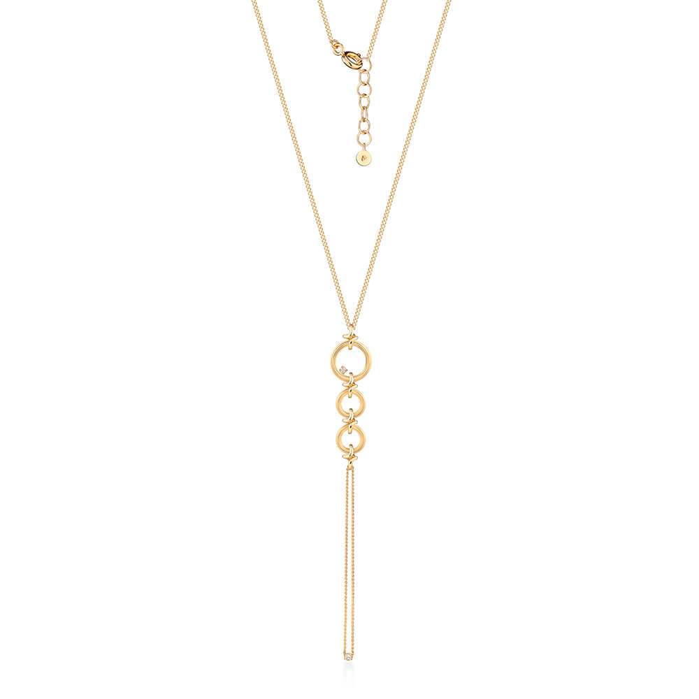 Colar Sunset Gravata 18k