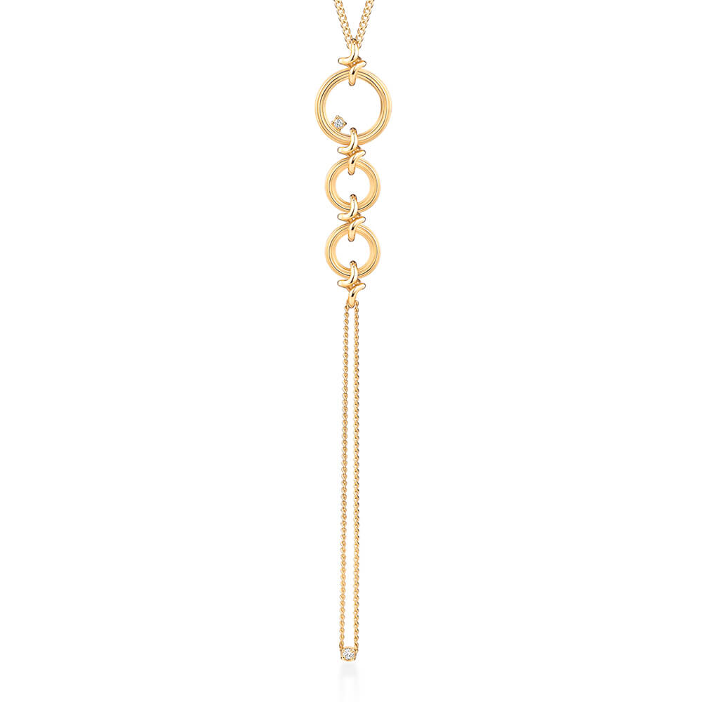 Colar Sunset Gravata 18k