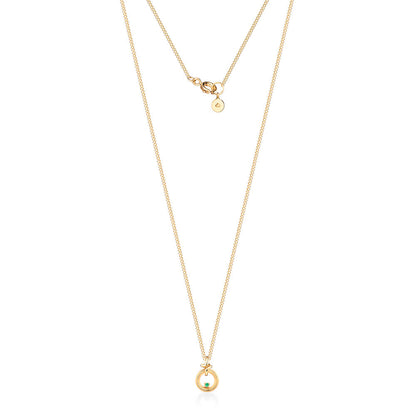 Colar Sunset Uno Esmeralda 18k
