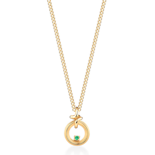 Colar Sunset Uno Esmeralda 18k