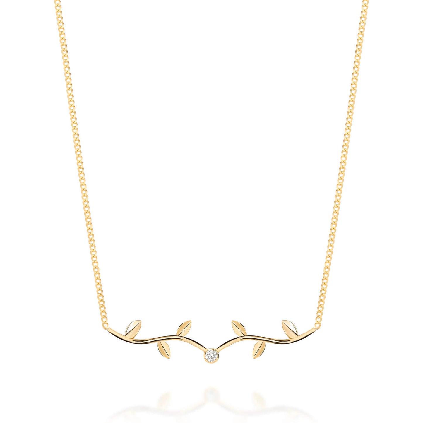 Colar Teva com Diamante 18k