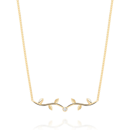 Colar Teva com Diamante 18k