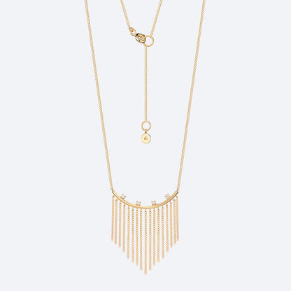 Colar Wave Franja 18k