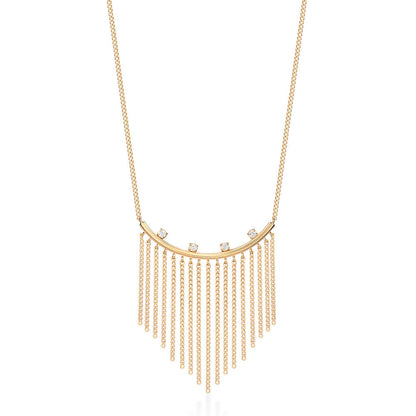 Colar Wave Franja 18k