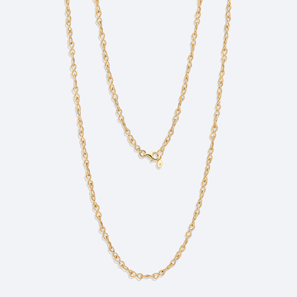 Colar Infinito Longo 18k