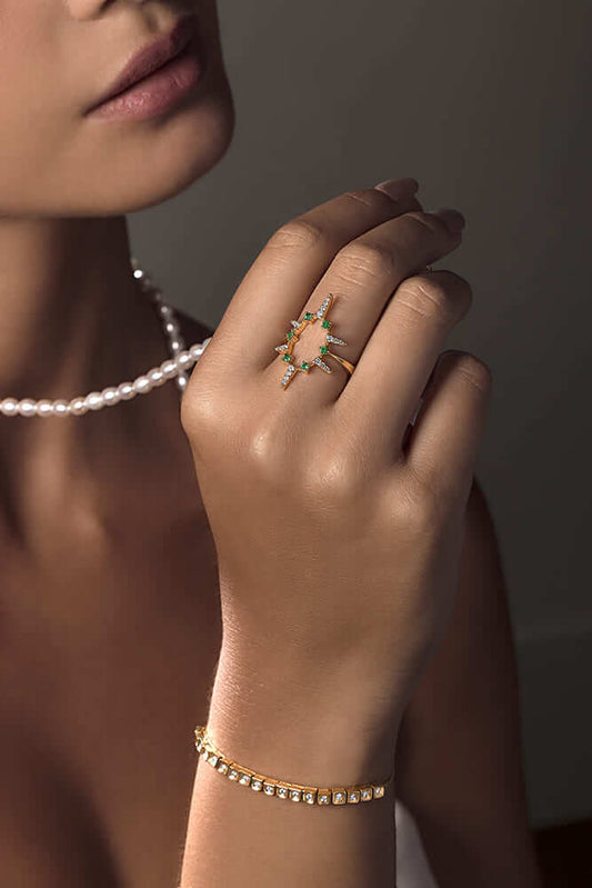 Colar de Pérolas com 80cm 18K