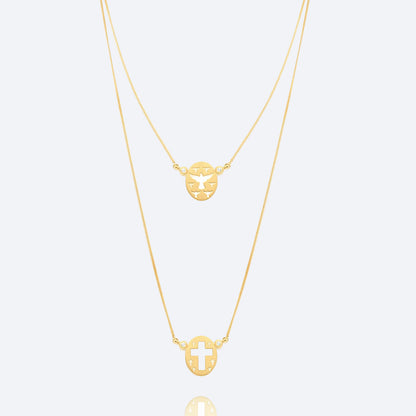 Escapulário Católico 18k