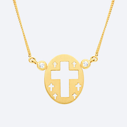 Escapulário Católico 18k