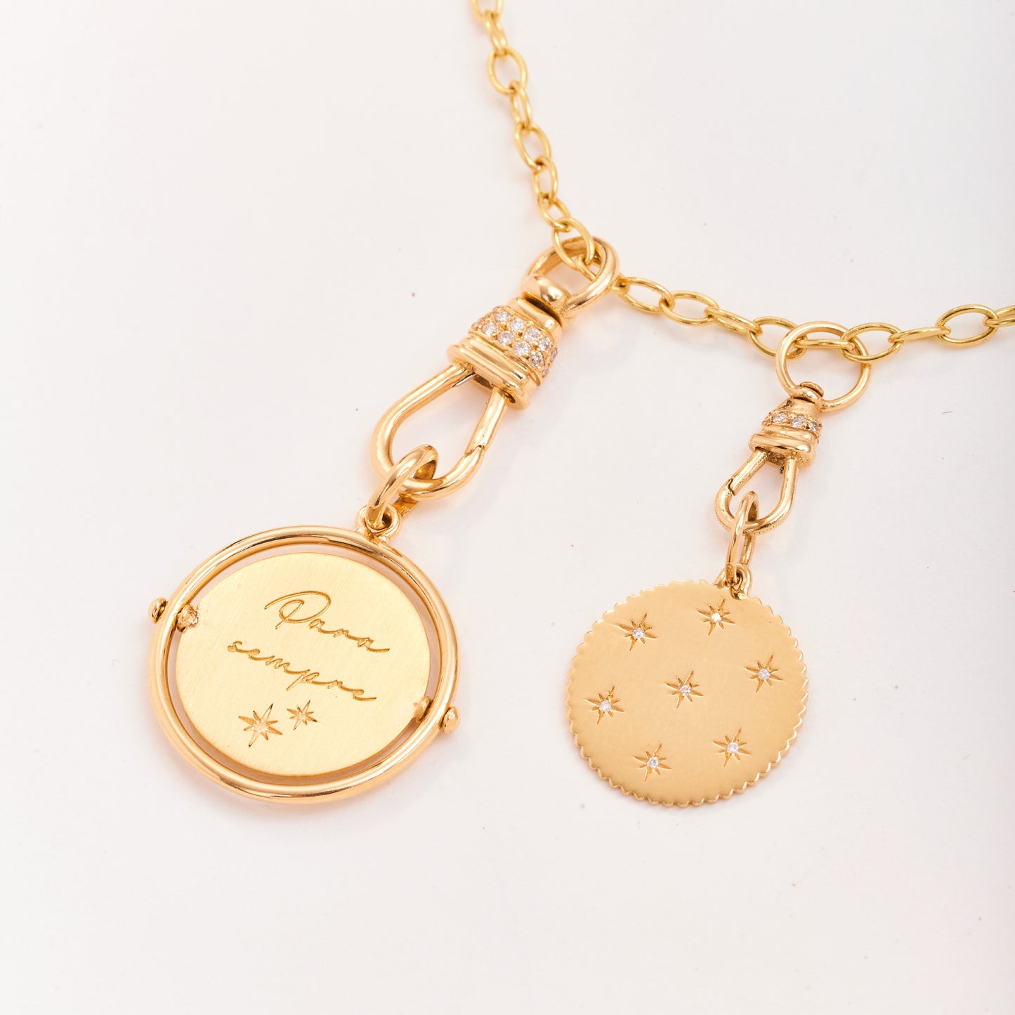 Pingente Giratório Personalizado 18k