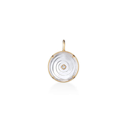 Pingente Ciclos Cristal 18k