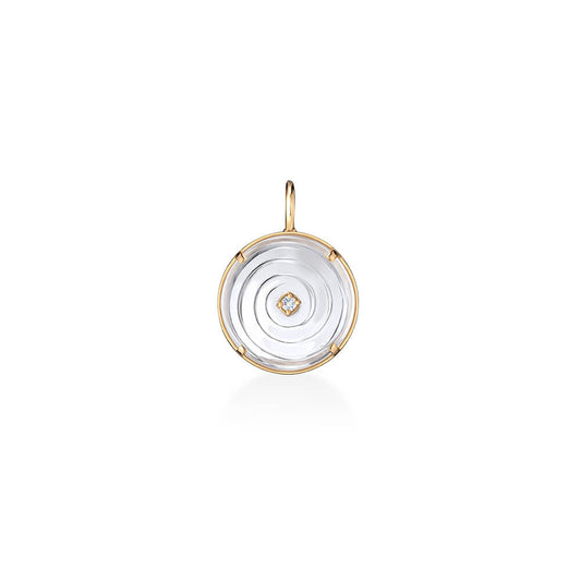 Pingente Ciclos Cristal 18k