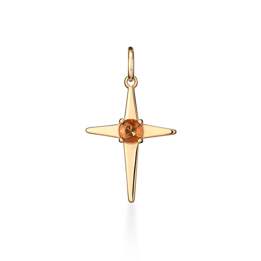 Pingente Cruz Lisa Spike M 18k