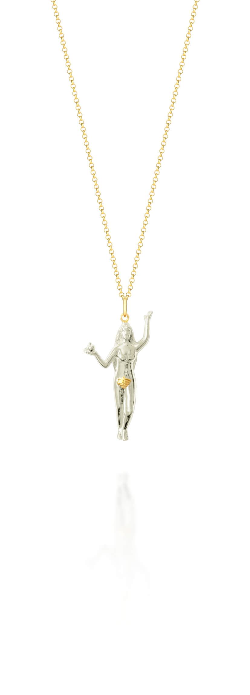 Pingente Eva Ag 925 com ouro 18k