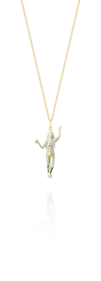 Pingente Eva Ag 925 com ouro 18k