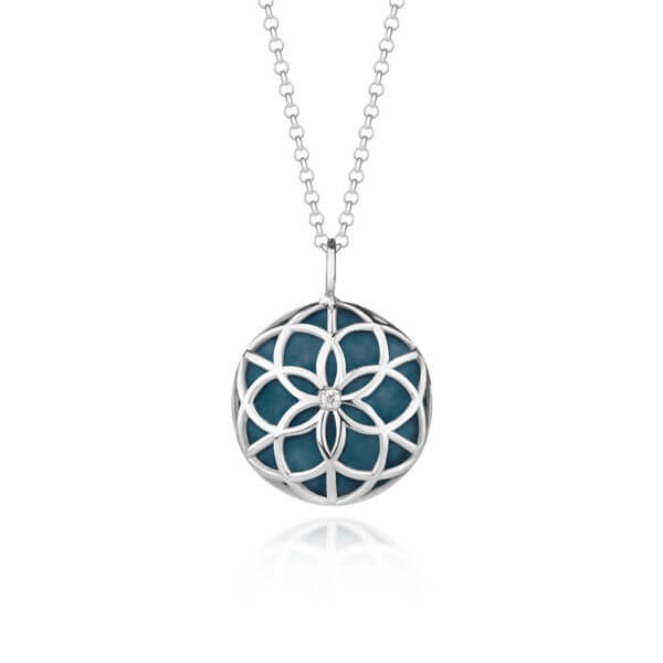 Pingente Flor da Vida G 18k
