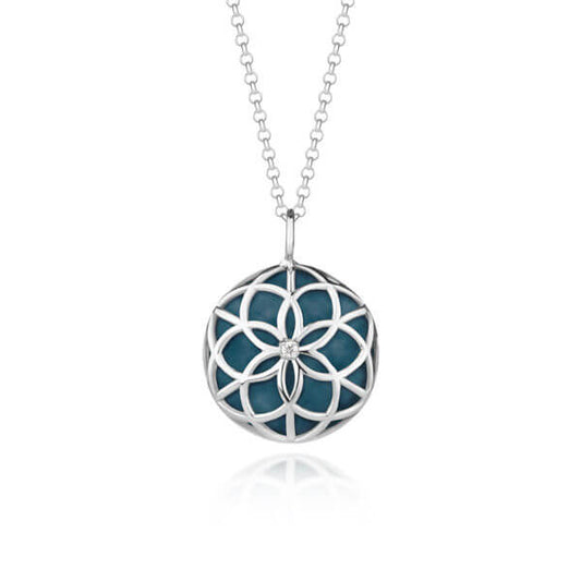 Pingente Flor da Vida G 18k