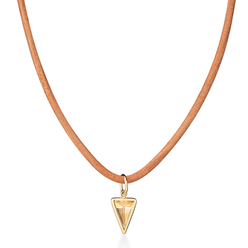Pingente Reflexo Citrino 18k