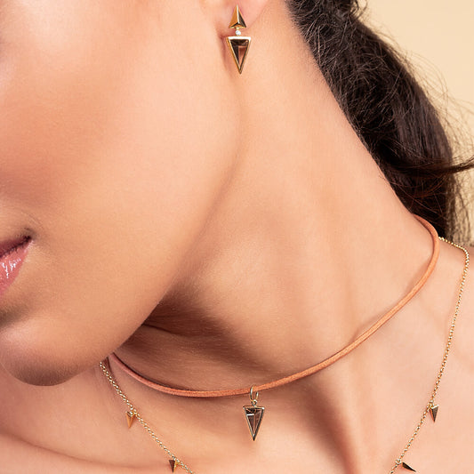 Pingente Reflexo Citrino 18k