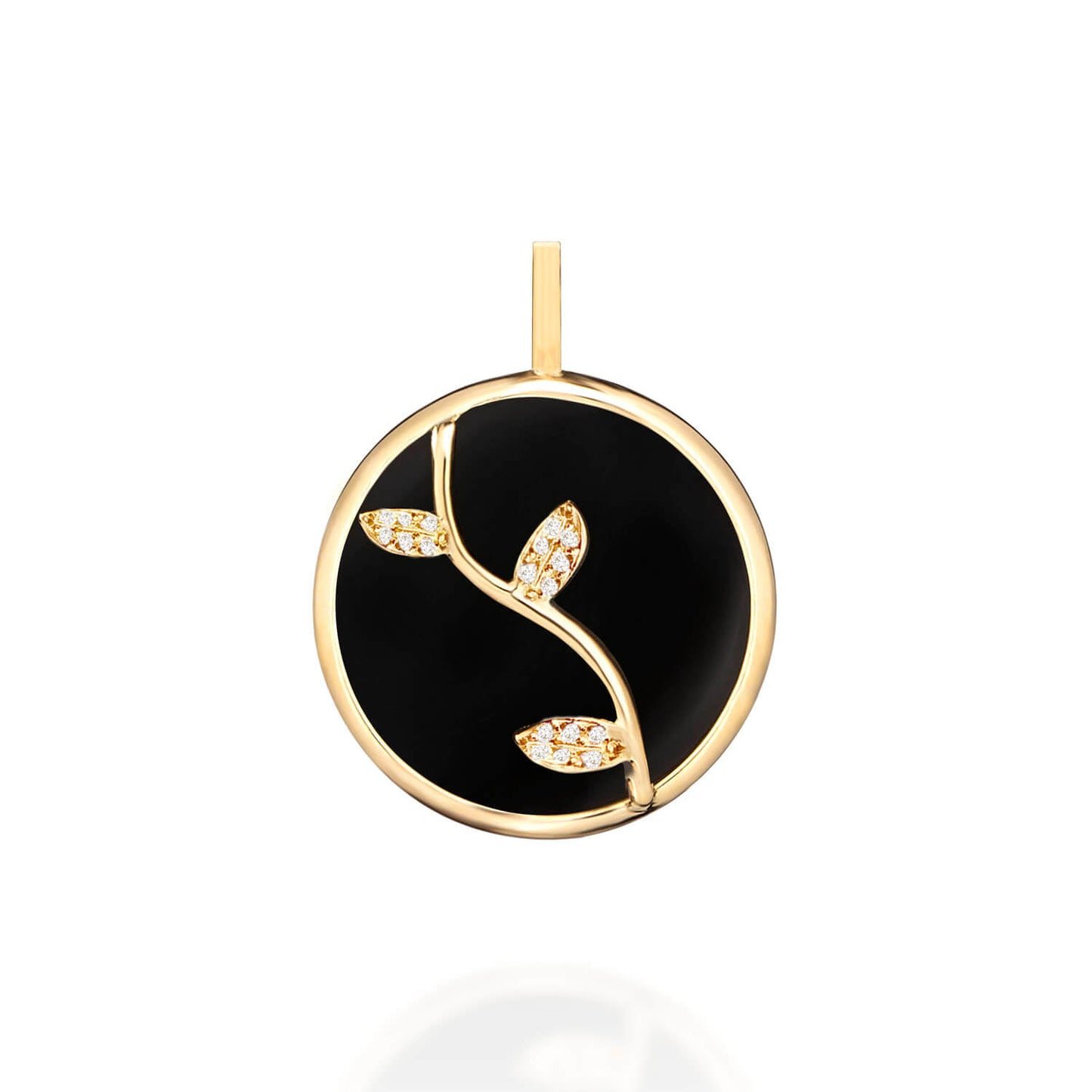 Pingente Teva com Ônix 18k