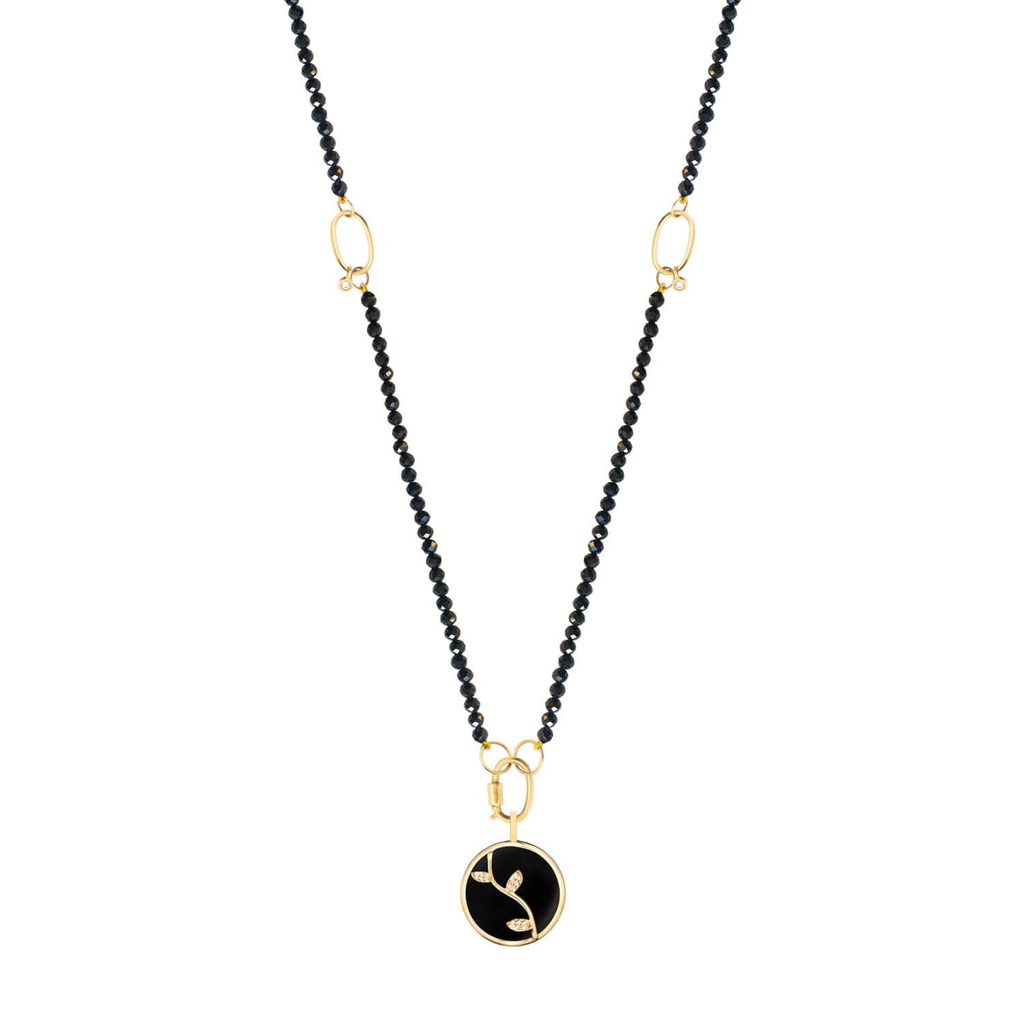 Pingente Teva com Ônix 18k