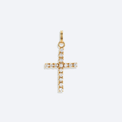 Pingente Cruz Riviera 18k